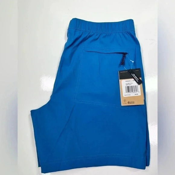 The North Face Shorts Men's Class V Pull String Banff Blue NWT Size Large Pocket - Picture 4 of 14